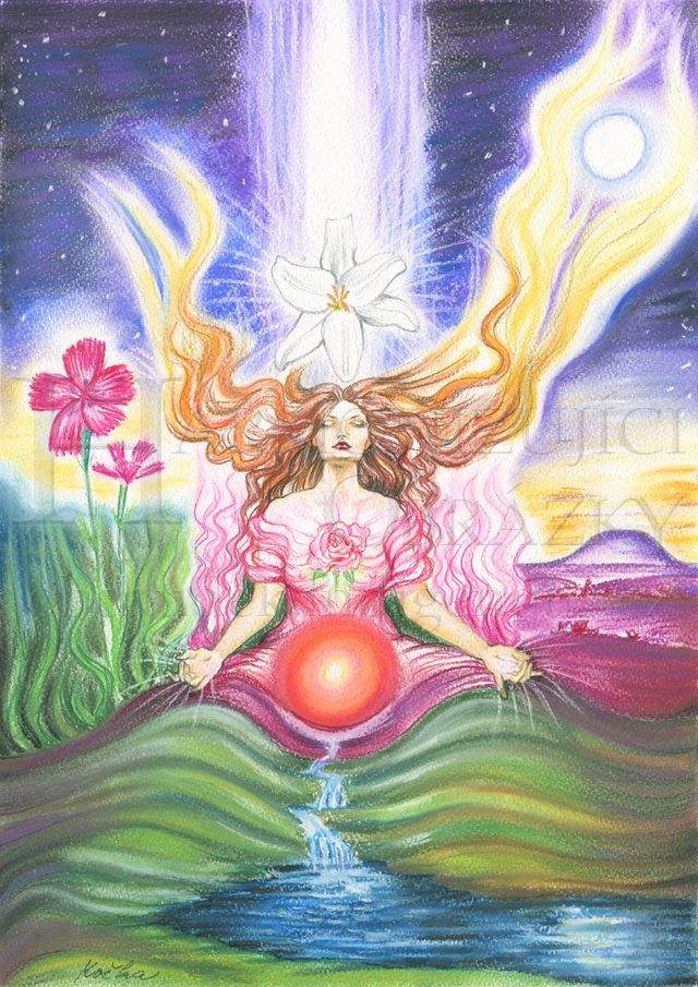 zena pramen zivota - mesicni chyse